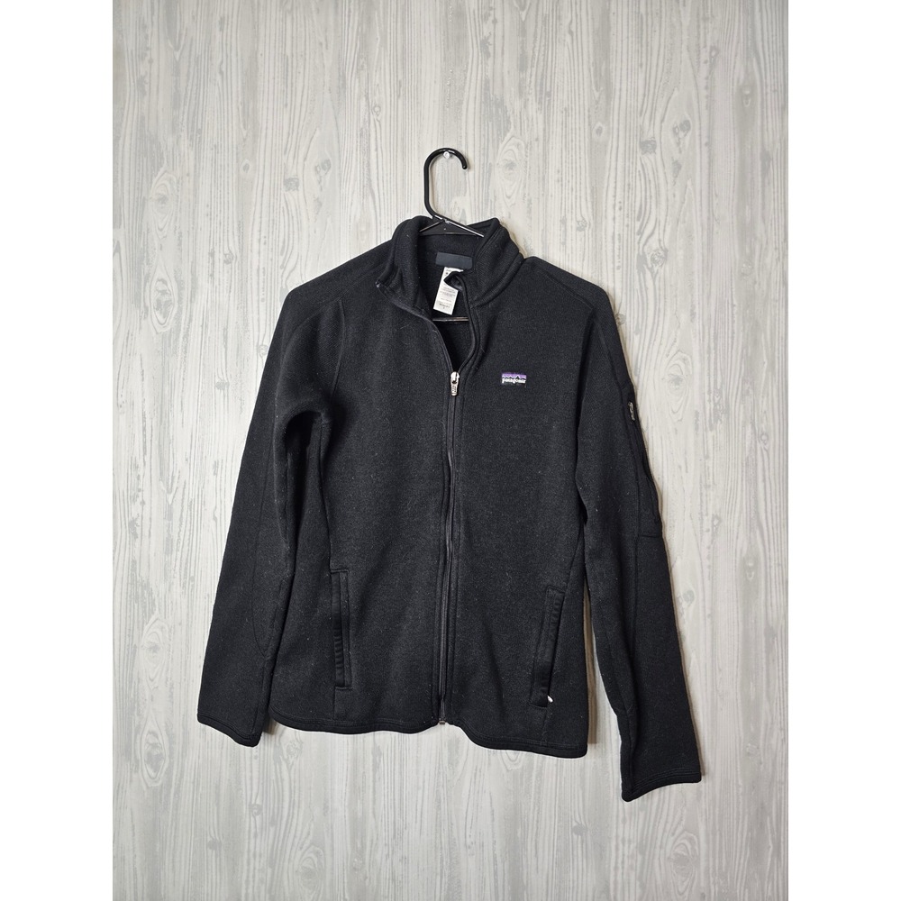Patagonia Better Sweater Jacket Womens Small Full Zip Fleece Black Gorpcore